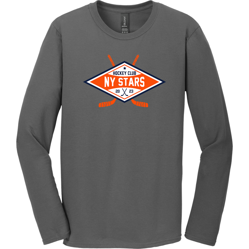 NY Stars Softstyle Long Sleeve T-Shirt