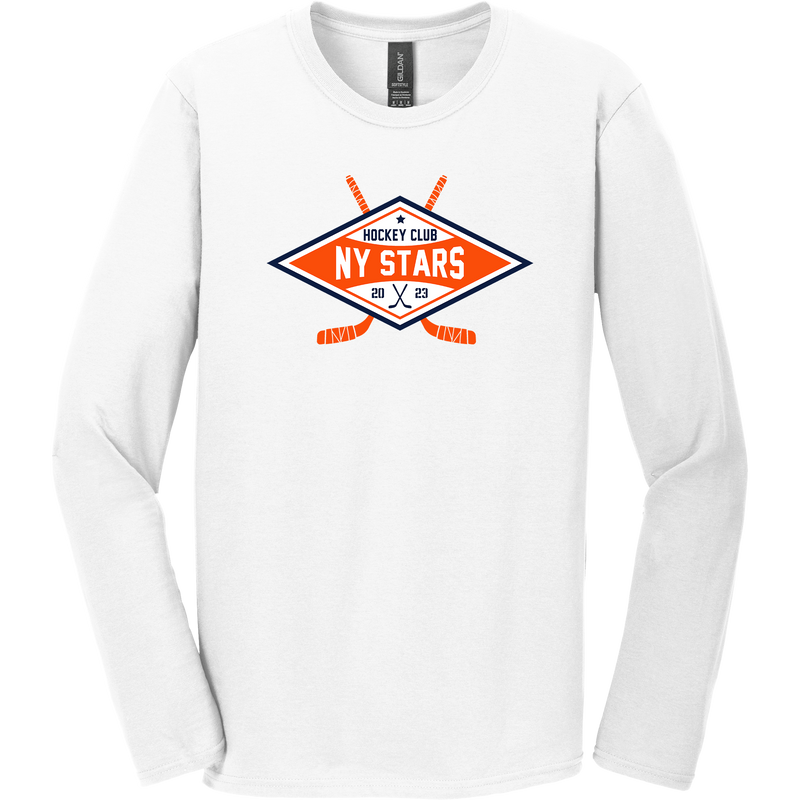 NY Stars Softstyle Long Sleeve T-Shirt