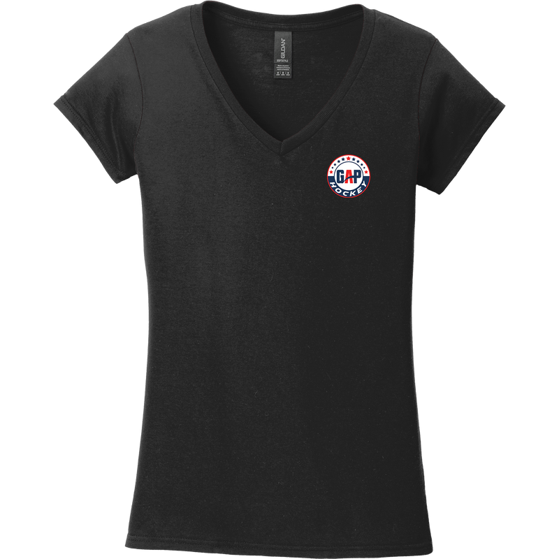 GAP Hockey Softstyle Ladies Fit V-Neck T-Shirt