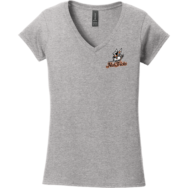 Danbury Hat Tricks Softstyle Ladies Fit V-Neck T-Shirt