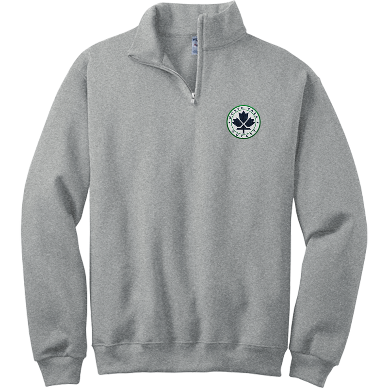 North Park Hockey NuBlend 1/4-Zip Cadet Collar Sweatshirt