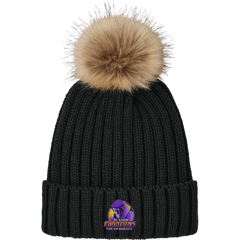 Jr. Phantoms Faux Fur Pom Beanie