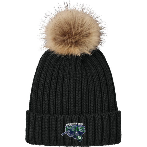 Kensington Valley Raiders Faux Fur Pom Beanie