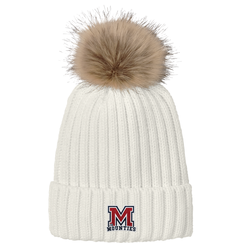 Jr. Mounties Faux Fur Pom Beanie