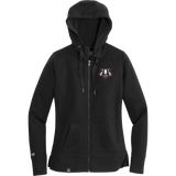 Scary Badgers New Era Ladies French Terry Full-Zip Hoodie