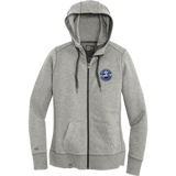 NYC Hockey Club New Era Ladies French Terry Full-Zip Hoodie