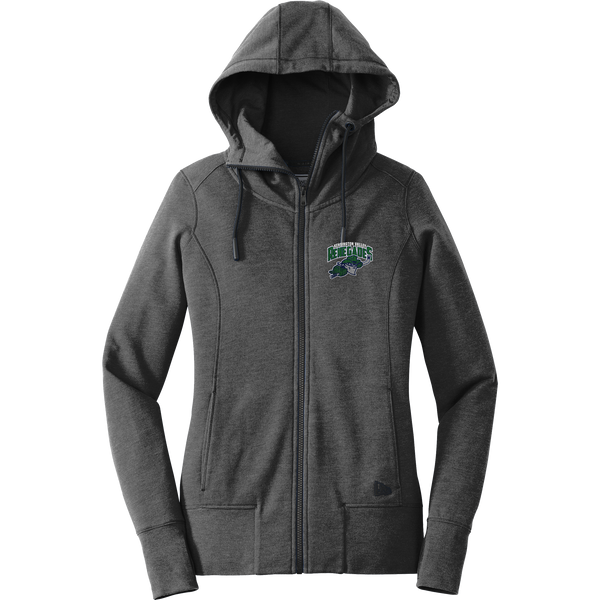 Kensington Valley Renegades New Era Ladies Tri-Blend Fleece Full-Zip Hoodie
