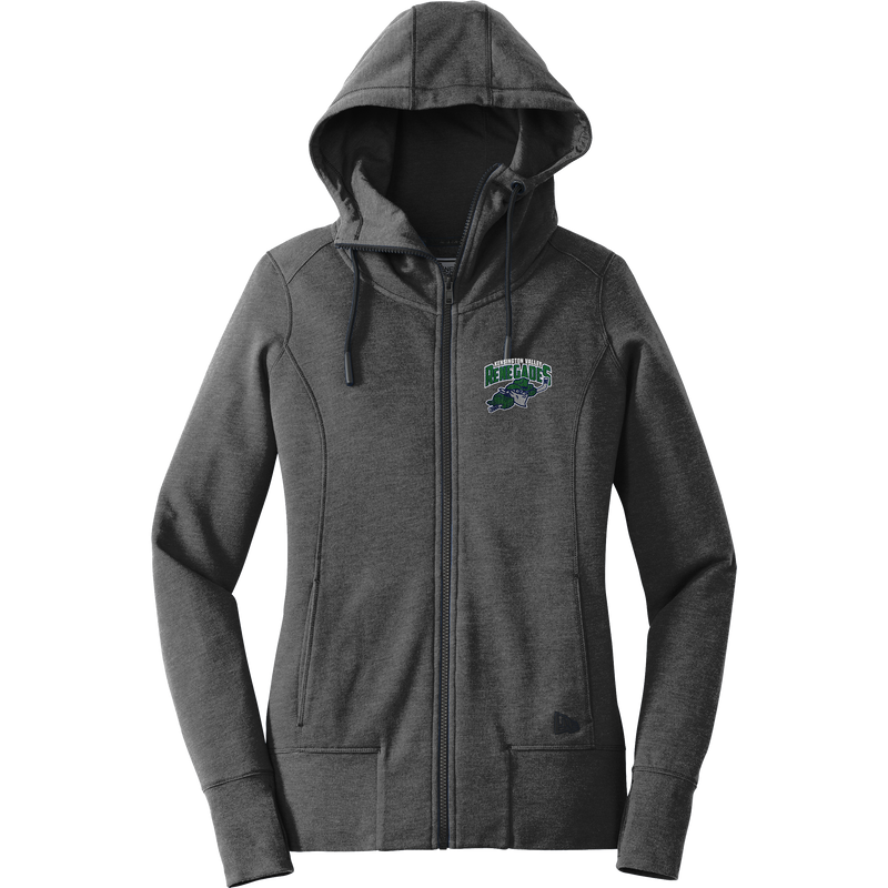 Kensington Valley Renegades New Era Ladies Tri-Blend Fleece Full-Zip Hoodie