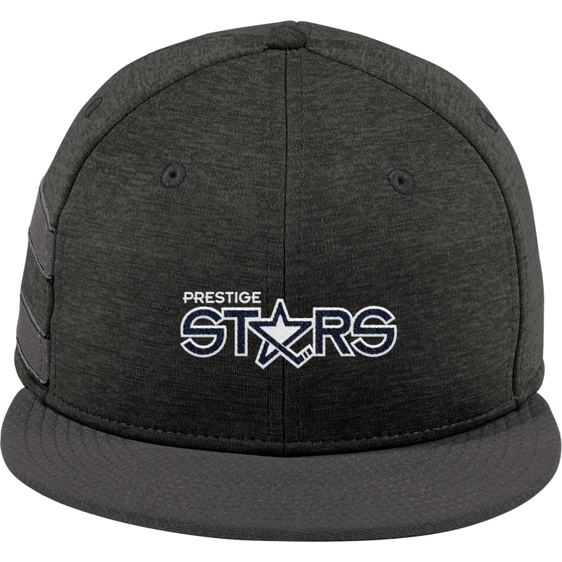 Prestige Stars New Era Shadow Heather Striped Flat Bill Snapback Cap