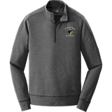 Delaware Jr. Blue Hens New Era Tri-Blend Fleece 1/4-Zip Pullover
