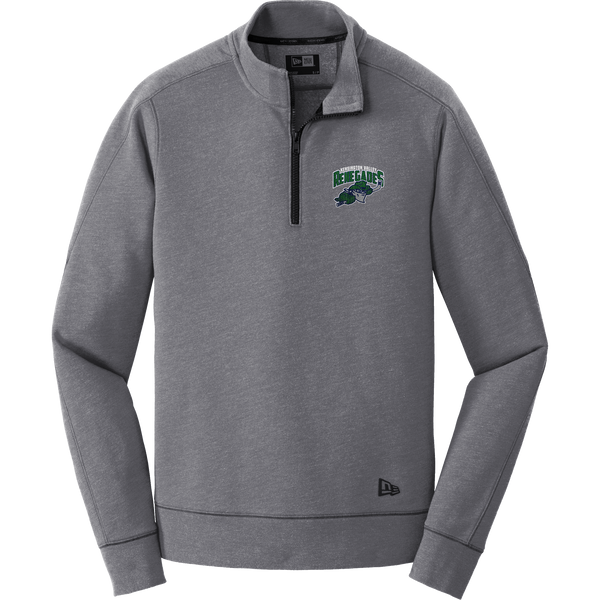 Kensington Valley Renegades New Era Tri-Blend Fleece 1/4-Zip Pullover