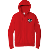 Scary Badgers Nike Club Fleece Sleeve Swoosh Full-Zip Hoodie