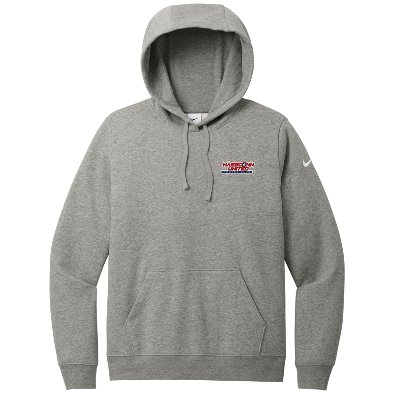 Mass Conn United Nike Women's Club Fleece Sleeve Swoosh Pullover Hoodie