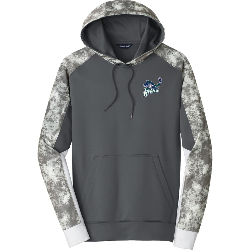 Kensington Valley Rebels Sport-Wick Mineral Freeze Fleece Colorblock Hooded Pullover