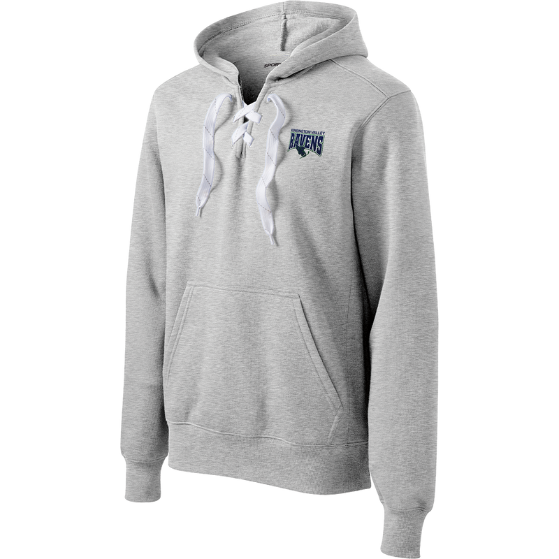 Kensington Valley Ravens Lace Up Pullover Hooded Sweatshirt