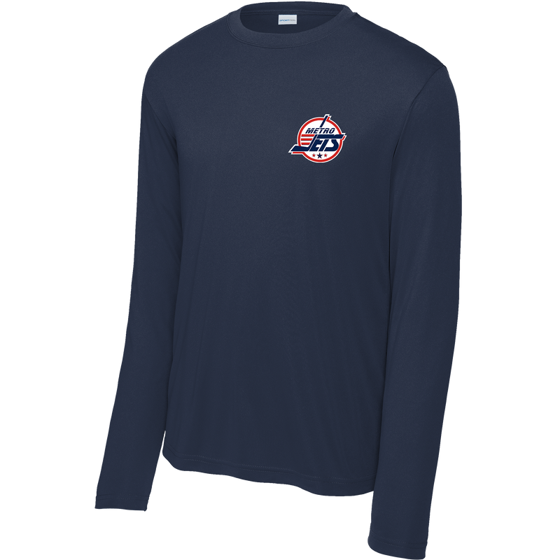Metro Jets Long Sleeve PosiCharge Competitor Tee