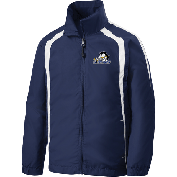 Mid-State Mustangs Youth Colorblock Raglan Jacket