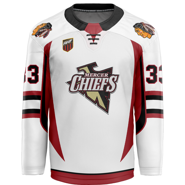 Mercer Chiefs Special Store Adult Player Cut and Sew Jersey